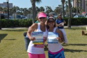 After running the Donna 5K at The Players, my friend (and an inspiration) Leah and I picked up our packets for the Never Quit 5K for the next day. Hard core!