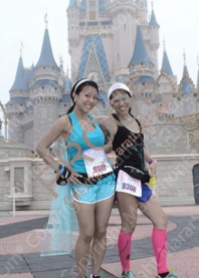My sister and I at the 2014 Disney Princess Half Marathon