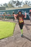 2017 WDW Marathon - At ESPN just after I sprained my right ankle. I don't look injured, right? That was the plan.