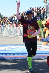 2017 WDW Marathon - Finished with a sprained right ankle. I was on pace to finish a 3:50 race, but got injured after mile-19. I feel good about this race because I EARNED it. I finished two minutes faster than my first marathon though!